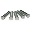 Newport Fasteners 1/4"-20 x 1-1/2 Flanged Capacitor Discharge  Welding Studs , Quantity: 100 pieces, 100PK NFV21257-100